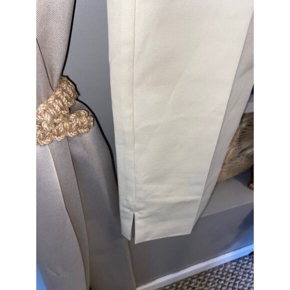 LOFT NWT The Riviera Pant size 4 Cropped Nude Tan Cream New Pants - Picture 6 of 11